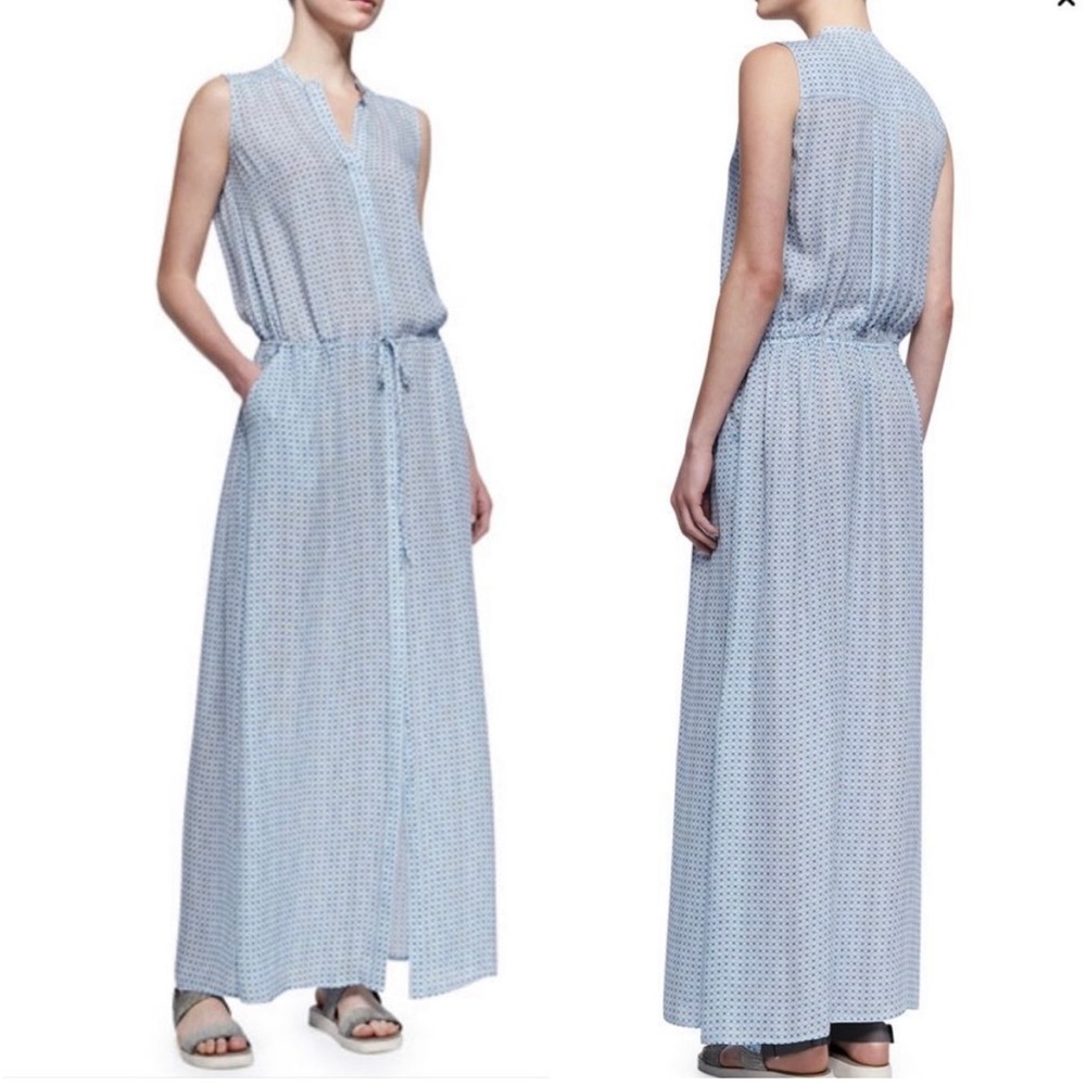 NWOT VINCE maxi silk dress stock photo is not this exact dress